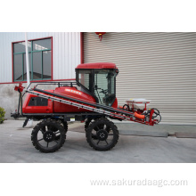 Agricultural self-propelled boom sprayer